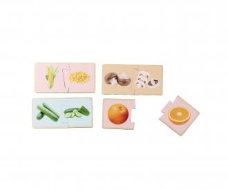 Eichhorn Montessori Puzzle Obst + Gemüse