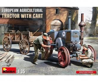 1:35 Euro. Tracteur agricole avec remorque. (2)