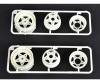 R-Parts Rear Wheels, model accessory, 3 pcs
