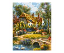 Old English Cottage Malen nach Zahlen