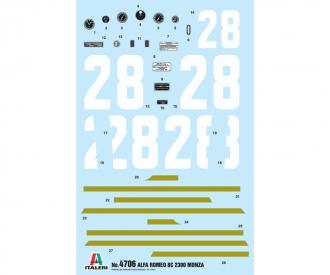 Alfa Romeo 8C 2300 Monza Nuvolari Model Kit