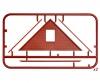 1:72 Village House multi colored