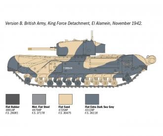 Italeri Churchill Mk. III Tank Model Kit 1:72