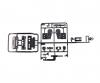 Hitch/Chassis Rear End, model parts set 56371