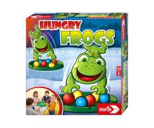Noris 606061859 Hungry Frogs Il Divertente Gioco di Cattura e Scatto