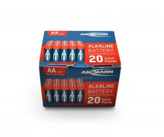 1,5V Alkaline Mignon AA Batt.-Boîte (20)