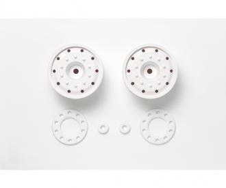 1:14 Wheels 30mm Hex White, model wheel set