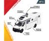 Hymer B-Class Camper, Die-Cast Toy Van, 1:40