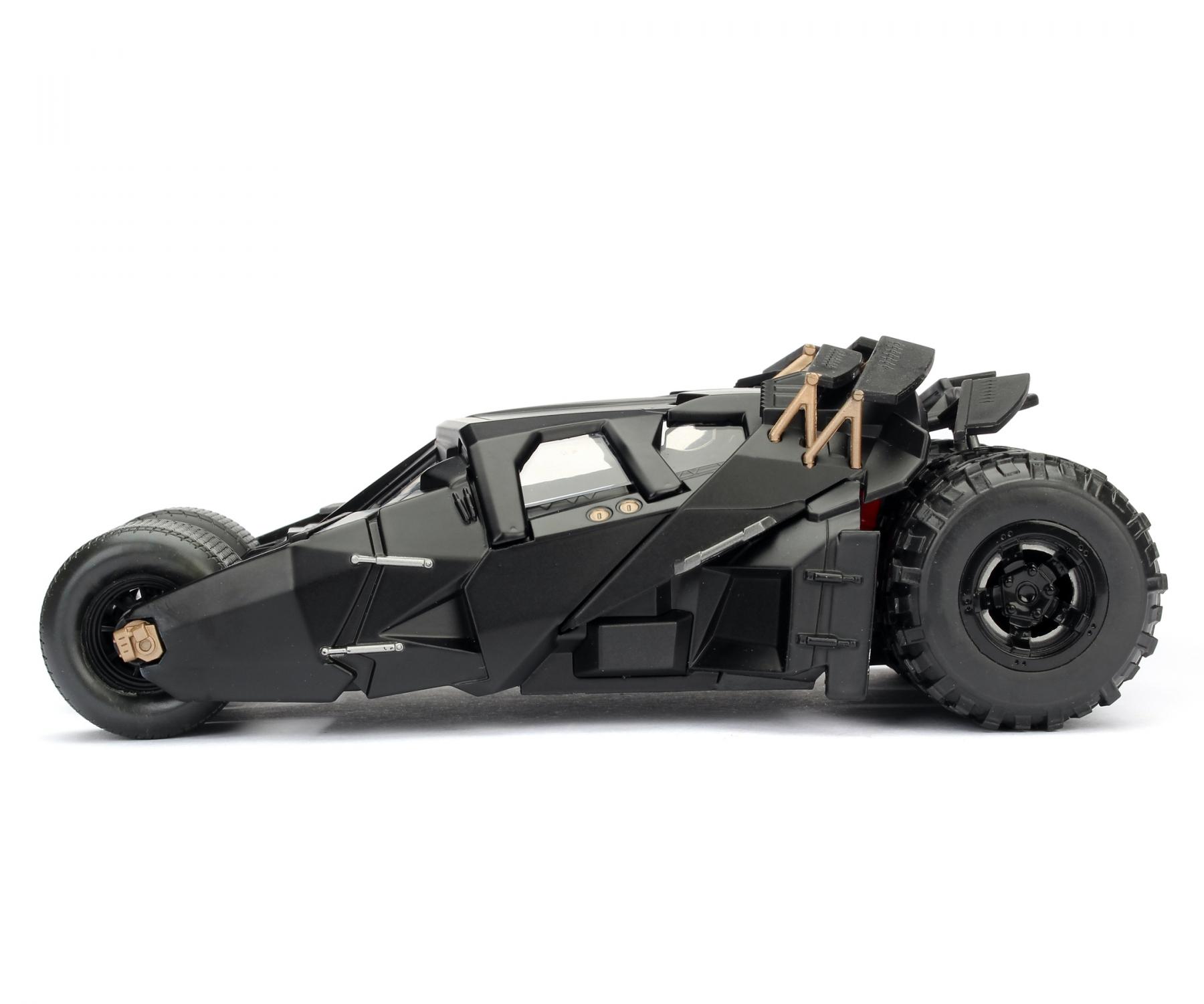 The Dark Knight : Le Chevalier noir Batmobile Tumbler Camo avec figurine de Batman camouflage version Hollywood
