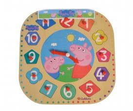 Peppa Pig, Horloge éducative en bois