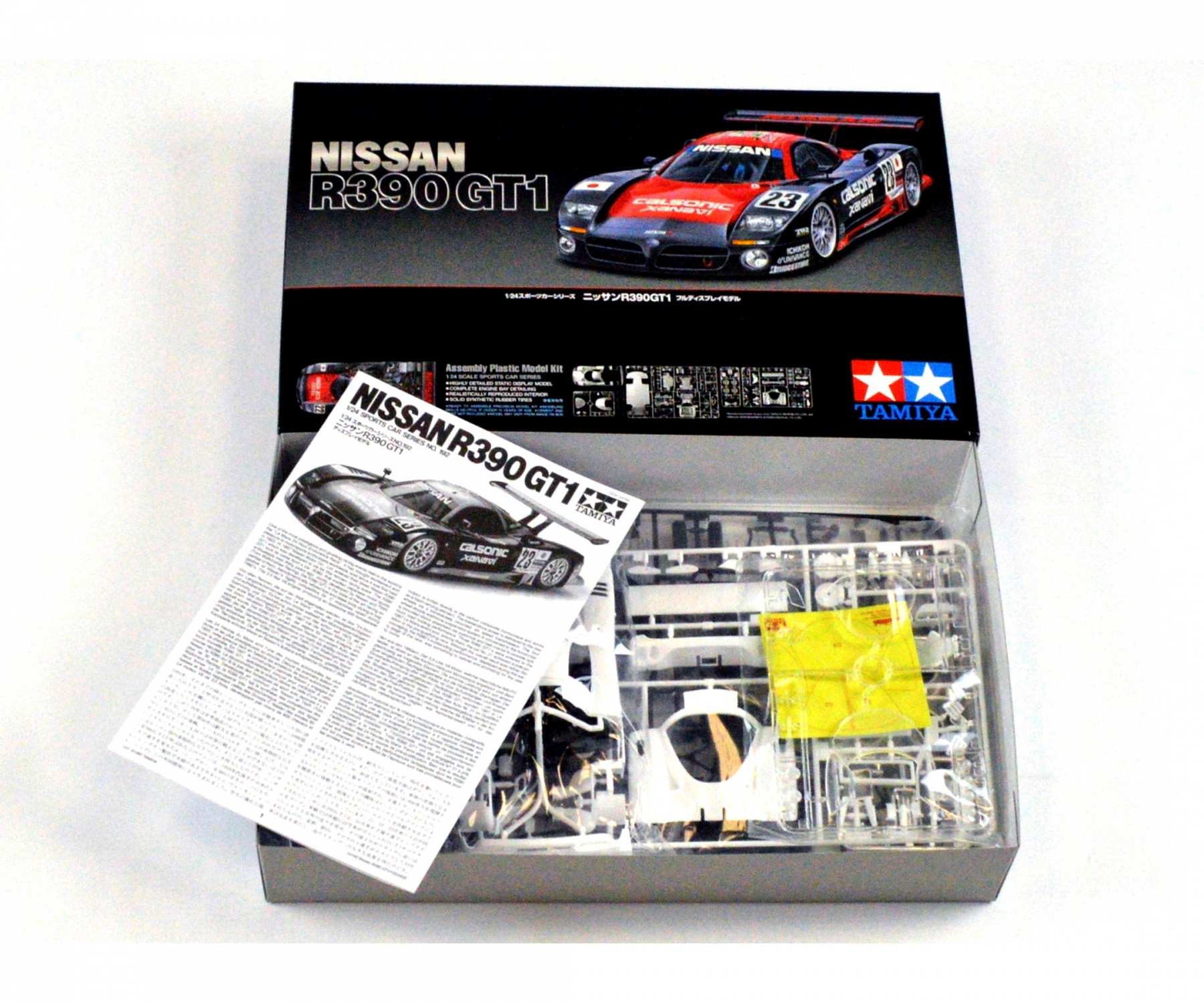 ＮＩＳＳＡＮ・Ｒ３９０ＧＴ１　ル・マン24・ エンジンRCカー用 1/8ボディ NISSAN・R390GT1 ル・マン24・ エンジンRCカー用 1