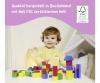 Coloured Wooden Blocks with Storage Box - 100 Pieces