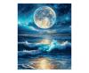 Magic of the moon Painting by numbers