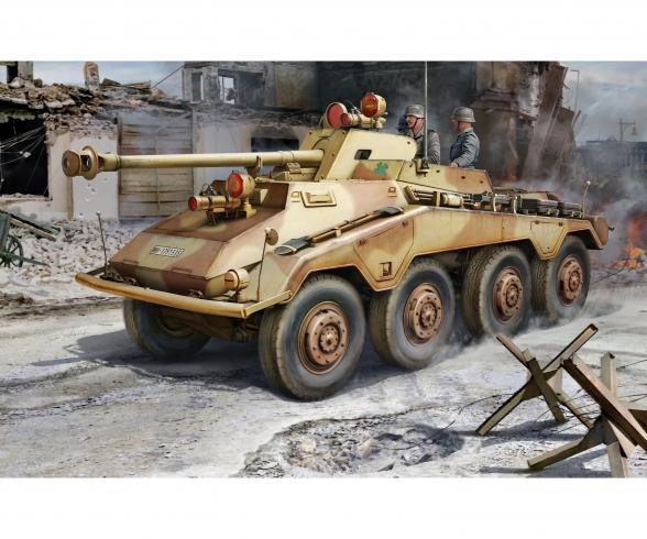 1:35 Sd.Kfz.234/4 Voiture de reconnaissance Pz.w/Night V.F