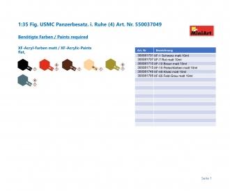 1:35 Fig. USMC Panzerbesatz. i. Ruhe (4)