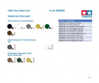 1:48 Dt. Panzer Panther Typ G