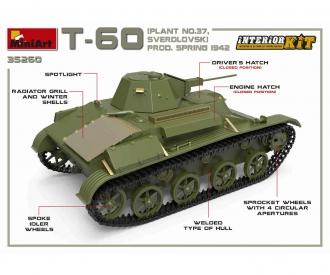 1:35 T-60 Plant No.37 Spring 1942 Inter.