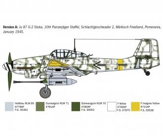 Italeri Ju-87G-2 Kanonenvogel Aircraft Kit 1:72