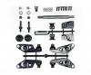 1:14 Trailersuspension-Set, trailer axle kit