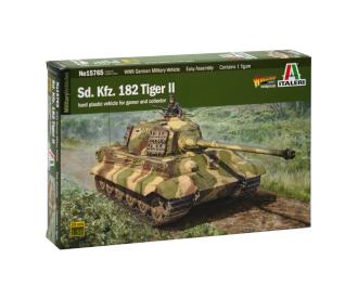Italeri King Tiger model kit 1:56 with figure