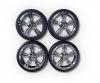 1:10 wheel set 10 Sp.Design (4) chrome