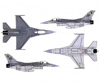 1:72 F-16 C/D Night Falcon