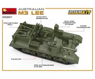 1:35 Intérieur de la M3 Lee australienne