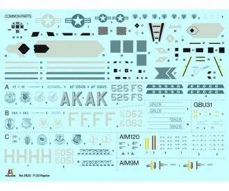 Italeri 1:48 US F-22A Raptor model kit