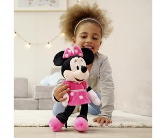 Peluche Disney Minnie Mouse Robe Rose, 35 cm