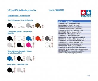 1:12 Tyrell P34 Six Wheeler m.Ätz-Teile