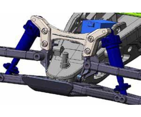 DT-03 Dämpferbrücke Carbon vorne
