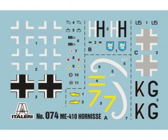ME 410 HORNISSE Aircraft Model Kit 1:72