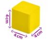 Coloured Wooden Blocks Baby - 50 Pieces