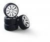 1:10 M-Design Wheel Set, model wheels, white black