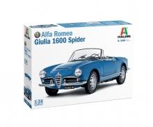 Italeri Alfa Romeo Guilia 1600 Spider 1:24 Kit