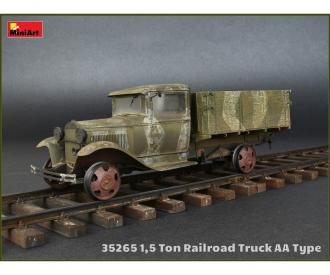 1:35 1,5to Schienen-LKW AA Type mit Schiene