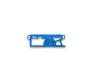 TRF421X Alu Motorhalter Blau elox.