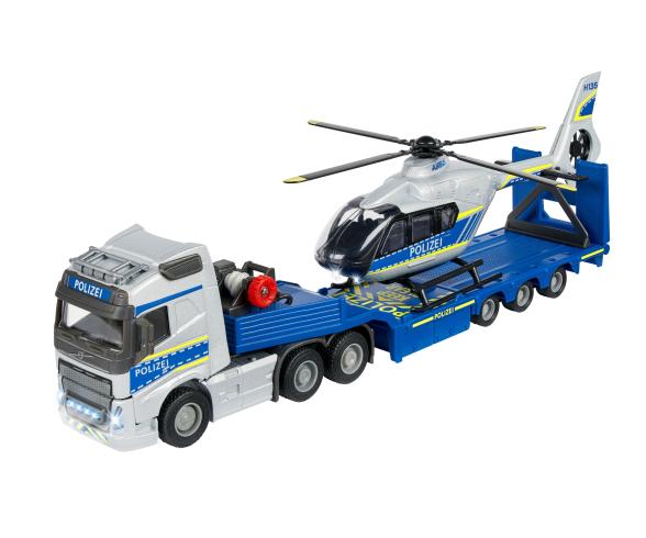 Volvo Truck + Airbus Police Helicopter Volvo Truck + Airbus Police Helicopter