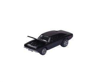 Vintage Dodge Charger R/T, schwarz