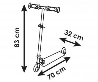 Super Mario - Patinette 2 Roues Pliable