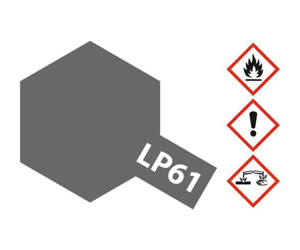 LP-61 Flat Metallic Grey, paint, 10 ml