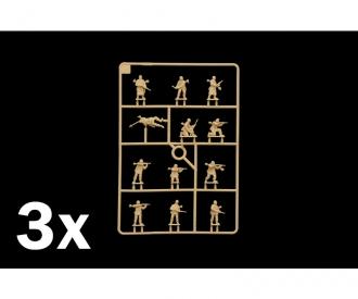 1:72 Set de figures Deut. Infanterie (hiver)