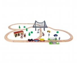 Train Set with Bridge