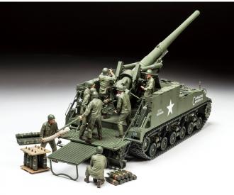 1:35 US M40 155mm Howitzer SPG, model kit