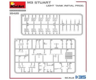 1:35 M3 Stuart Light Tank. Initial Prod.