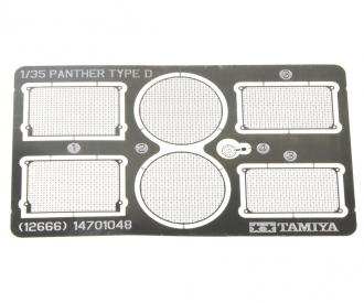 1:35 Panther D P-E Grille Set, model detail kit