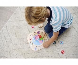 Peppa Pig, Horloge éducative en bois
