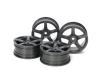 1:10 MN 5spk Whl 24mm Off0 Hard, touring car wheels
