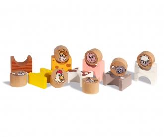 Eichhorn Stackable Farm Animals