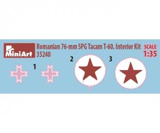 1:35 Rom. 76-mm SPG Tacam T-60 Interieur